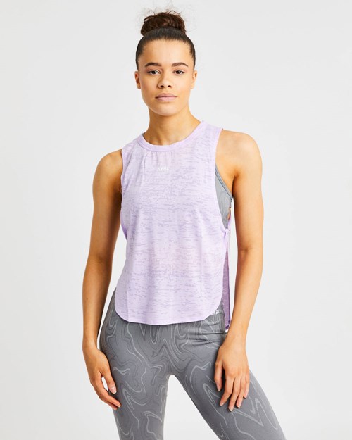 AYBL Velocity Twist Vest Lilac | ZKMV-82317